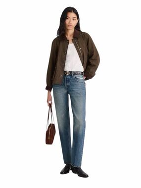 Madewell The Dean Easy Straight Kaihara Cotton Blue Jean  Size 27 #2127